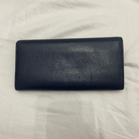 Saint Laurent YSL flap wallet in Navy 100% authentic - Picture 9 of 10